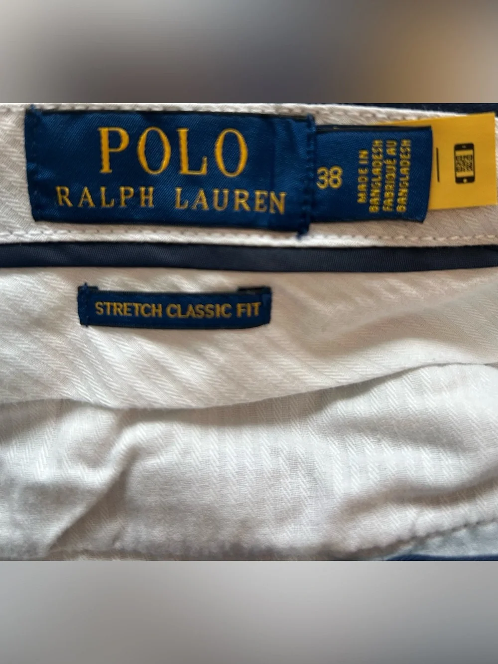 Polo by Ralph Lauren Men’s Navy Flat Front Shorts 9” inseam 38